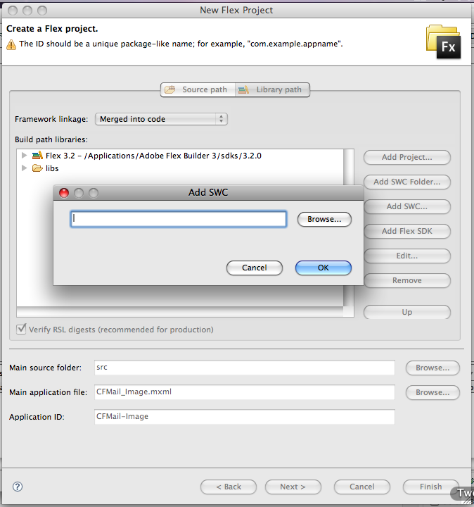 Add SWC Library Add SWC Library