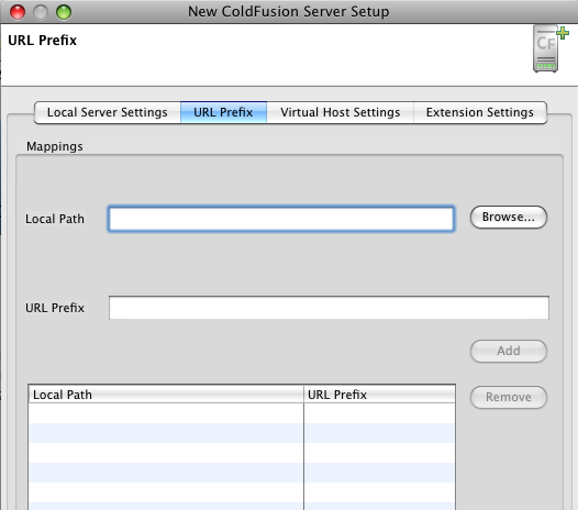 Server URL Prefix Server URL Prefix