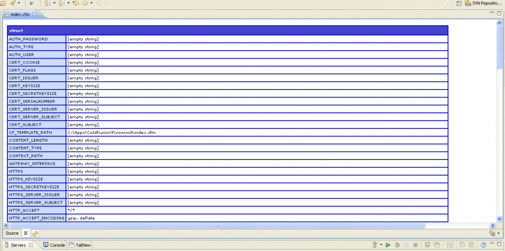 View CF output in ColdFusion Builder View CF output in ColdFusion Builder