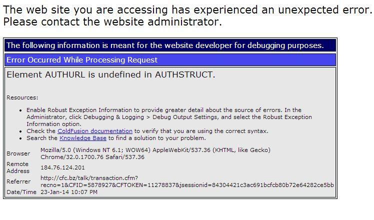 AUTHURL is undefined in AUTHSTRUCT - monkehTweets